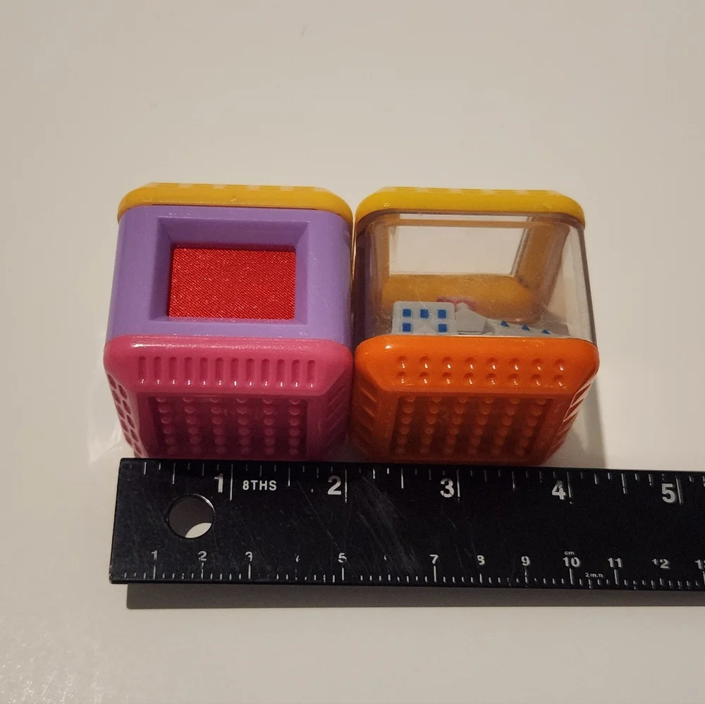 Vintage Fisher Price Peek‎ A Boo Building Stack Block Replacement Piece Toys